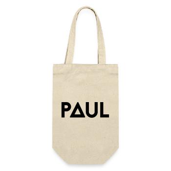 Prénom Paul - Sac à bouteille - nature - Devant