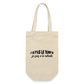 I don't have time I'm retired - Gift Bag for Bottles - nature - Front