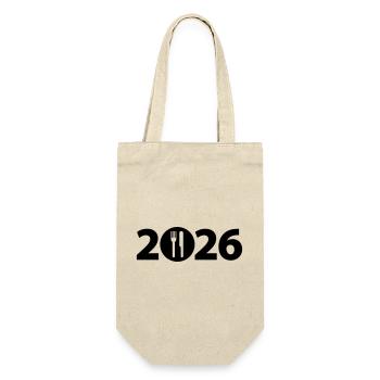 Chef 2026, Chef 2026, Restaurant 2026 - Gift Bag for Bottles - nature - Front