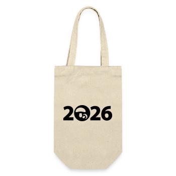 Pilze sammeln 2026, Pilze 2026, Mykologie 2026 - Geschenkbeutel für Flaschen - Natur - Vorne