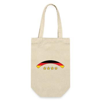 German Flag - Germany - Gift Bag for Bottles - nature - Front
