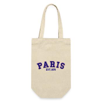 Paris gegründet 1976 - Geschenkbeutel für Flaschen - Natur - Vorne