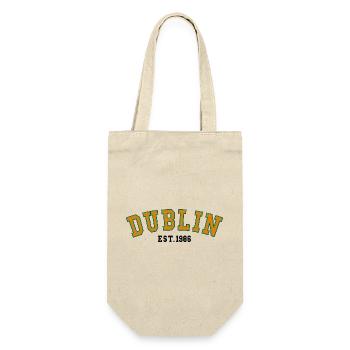 Dublin gegründet 1986 - Geschenkbeutel für Flaschen - Natur - Vorne