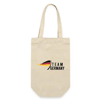 Team Germany - Geschenkbeutel für Flaschen - Natur - Vorne