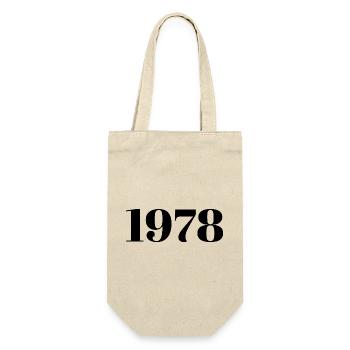 1978 Vintage 1978 Retro 1978 Birthday 1978 - Gift Bag for Bottles - nature - Front