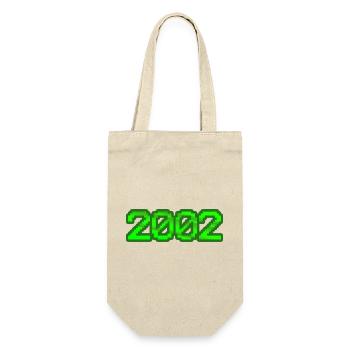 Nerd 2002 - Geschenkbeutel für Flaschen - Natur - Vorne