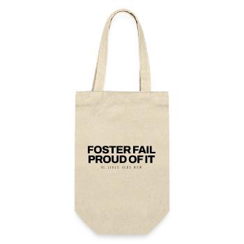 Tierschutz - Foster Fail Proud Of It - Tierheim - Geschenkbeutel für Flaschen - Natur - Vorne