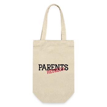 Parents heureux ! - Sac à bouteille - nature - Devant