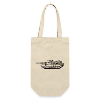 réservoir M1 Abrams dessiné - Sac à bouteille - nature - Devant