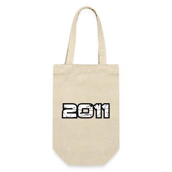 2011 - Geschenkbeutel für Flaschen - Natur - Vorne