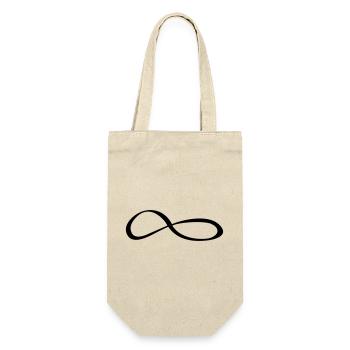 Symbole du signe d’infini - Sac à bouteille - nature - Devant