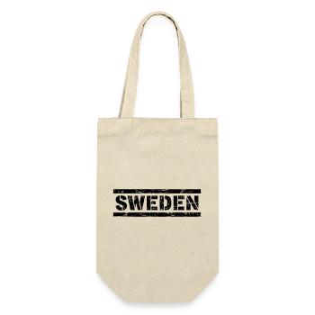Sweden - Geschenkbeutel für Flaschen - Natur - Vorne
