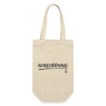 Nordseekind - Geschenkbeutel für Flaschen - Natur - Vorne