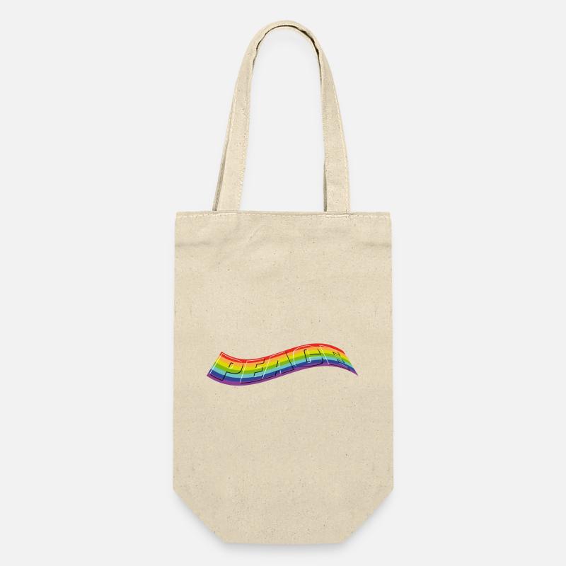 Revendication de PEACE dans Rainbow - Sac à bouteille - nature
