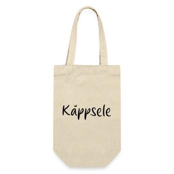 käppsele - Geschenkbeutel für Flaschen - Natur - Vorne