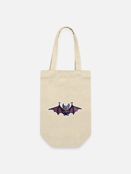 Fledermaus / Vampir / Dracula / Tier / Halloween - Geschenkbeutel für Flaschen - Natur