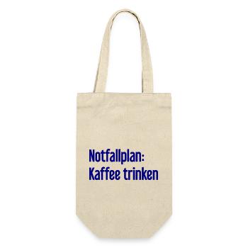 Coffee Contingency Plan - Gift Bag for Bottles - nature - Front