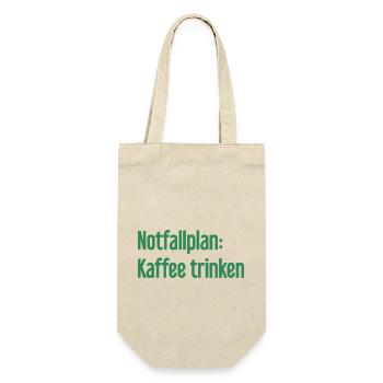 Coffee Contingency Plan - Gift Bag for Bottles - nature - Front