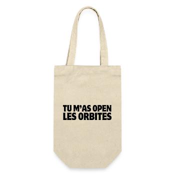 Open your eyes, tell the truth - Gift Bag for Bottles - nature - Front