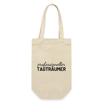 Professioneller Tagträumer - Geschenkbeutel für Flaschen - Natur - Vorne