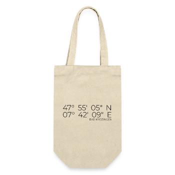 Coordinates Bad Krozingen - Gift Bag for Bottles - nature - Front