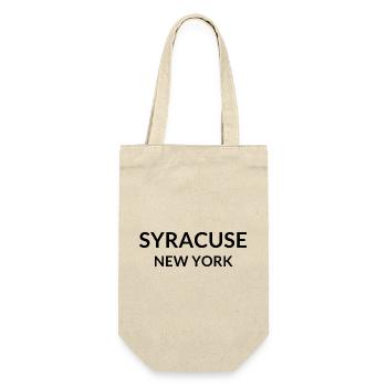Syracuse New York USA - Geschenkbeutel für Flaschen - Natur - Vorne