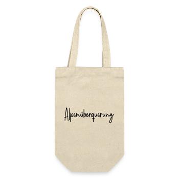 Alpenüberquerung - Geschenkbeutel für Flaschen - Natur - Vorne