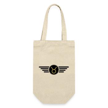 Zodiac sign Taurus, exclusive t-shirt design: - Gift Bag for Bottles - nature - Front