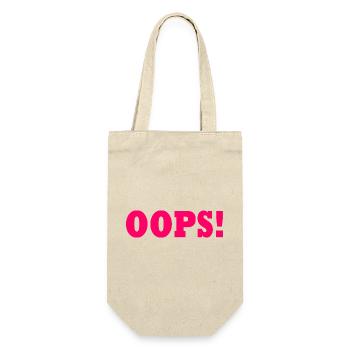 Oops - Geschenkbeutel für Flaschen - Natur - Vorne