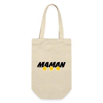 Maman d'Amour - Mother's Day - Gift Bag for Bottles - nature - Front