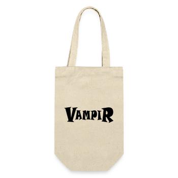 VAMPIR - Geschenkbeutel für Flaschen - Natur - Vorne