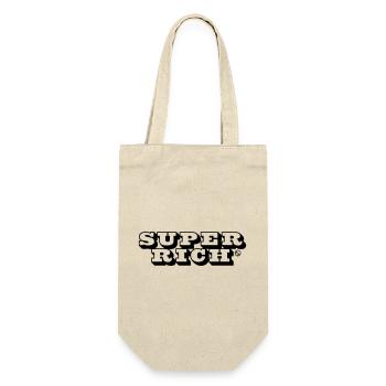 Superrich – Dream big, live bigger - Gift Bag for Bottles - nature - Front