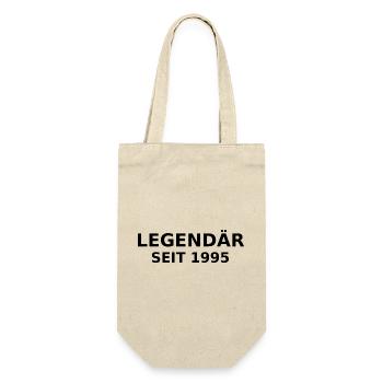 Legendary since 1995 - Gift Bag for Bottles - nature - Front