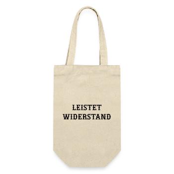 Leistet_wiederstand - Gift Bag for Bottles - nature - Front