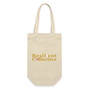 Resilient Collective Logo - Gift Bag for Bottles - nature - Front