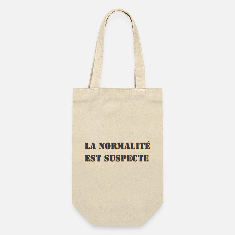 LA NORMALITÉ EST SUSPECTE - Sac à bouteille - nature