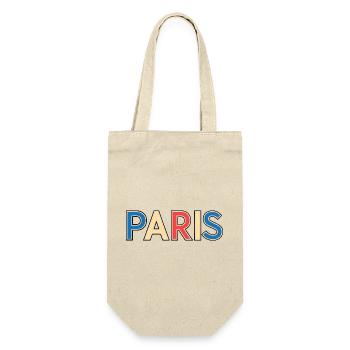 Paris rétro multicolore - Sac à bouteille - nature - Devant