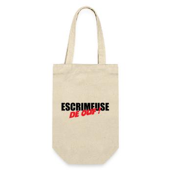 Escrimeuse de ouf : le motif pour les tireuses - Sac à bouteille - nature - Devant