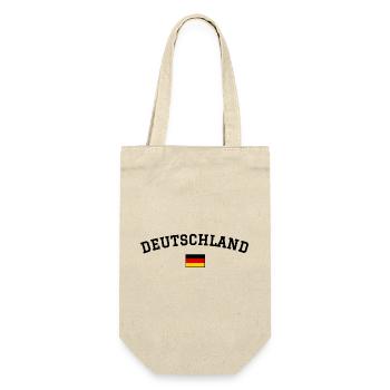 Germany Flag Minimum - Gift Bag for Bottles - nature - Front