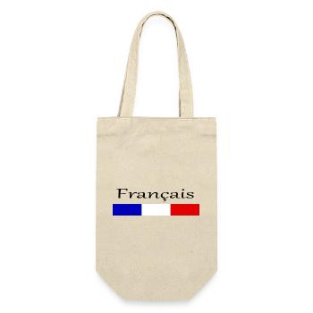 French tricolor - Gift Bag for Bottles - nature - Front