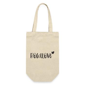 Bowl Foodie Smoothiebowl Bowllove Bowl Smoothie - Geschenkbeutel für Flaschen - Natur - Vorne