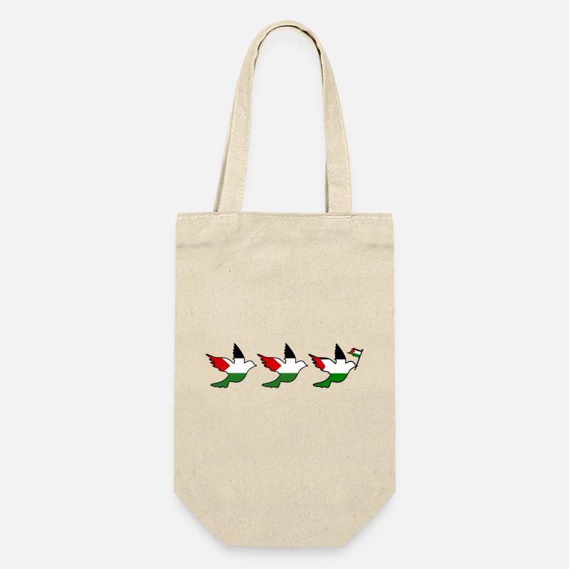 Free palestine - Sac à bouteille - nature