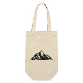 Symbol Mountains - Gift Bag for Bottles - nature - Front