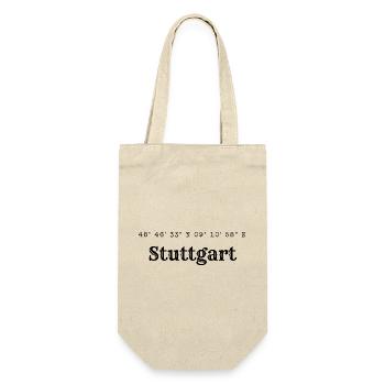 Stuttgart coordinates - Gift Bag for Bottles - nature - Front