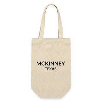 McKinney Texas USA - Geschenkbeutel für Flaschen - Natur - Vorne