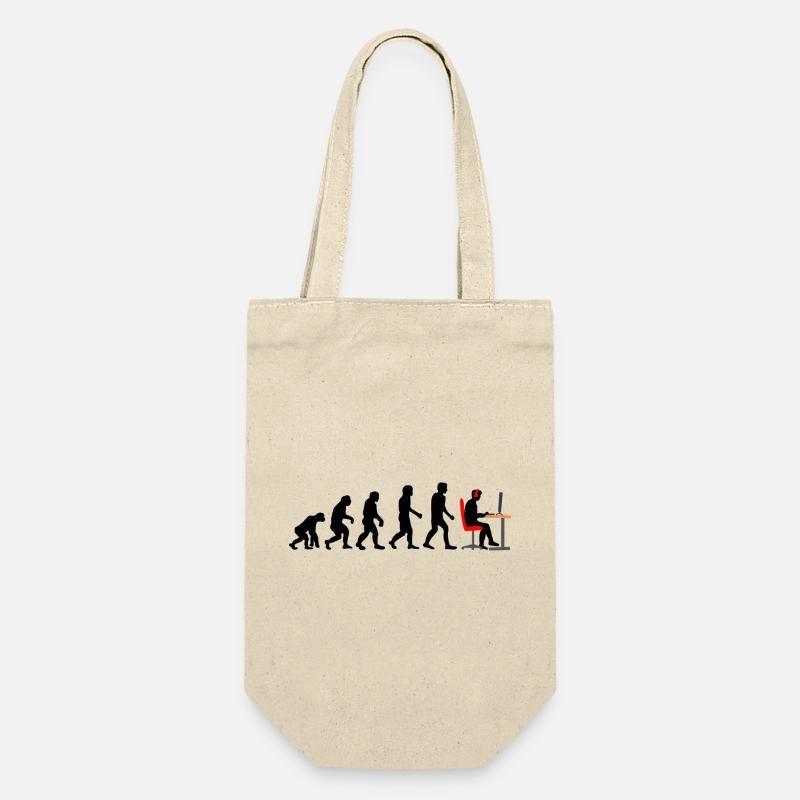 Gamer Evolution 2 - Geschenkbeutel für Flaschen - Natur