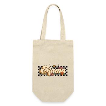Mama - Geschenkbeutel für Flaschen - Natur - Vorne