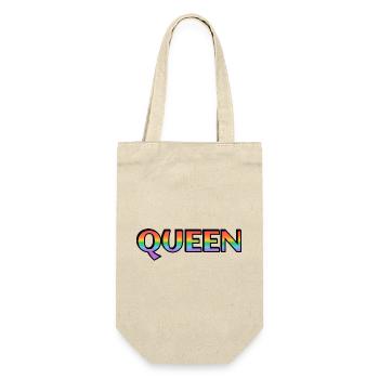 QUEEN RAINBOW - Gift Bag for Bottles - nature - Front