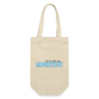 Architect - Gift Bag for Bottles - nature - Front