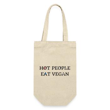 Les personnes sexy mangent végane - Sac à bouteille - nature - Devant